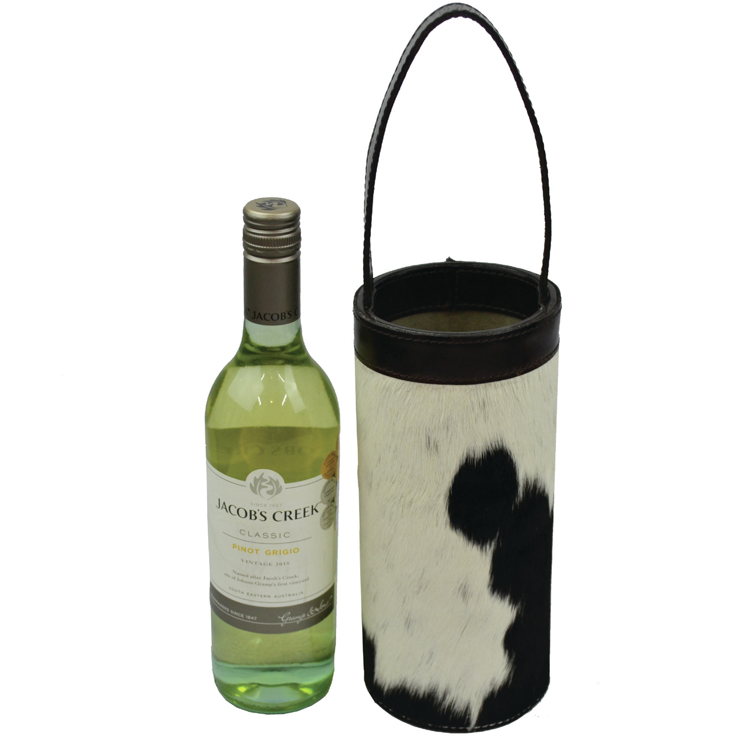 Zinfandel Single Leather Wine Holder