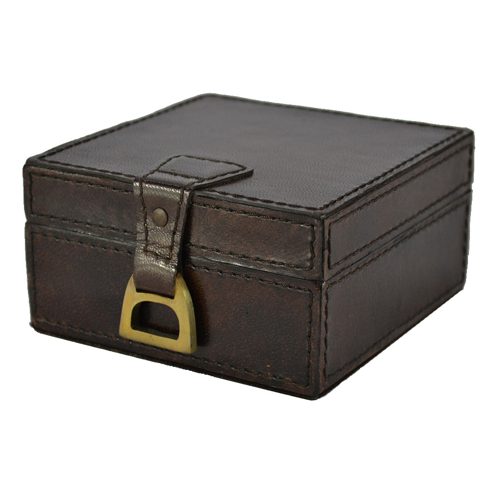 Buffalo Leather Pin Holder with Stirrup