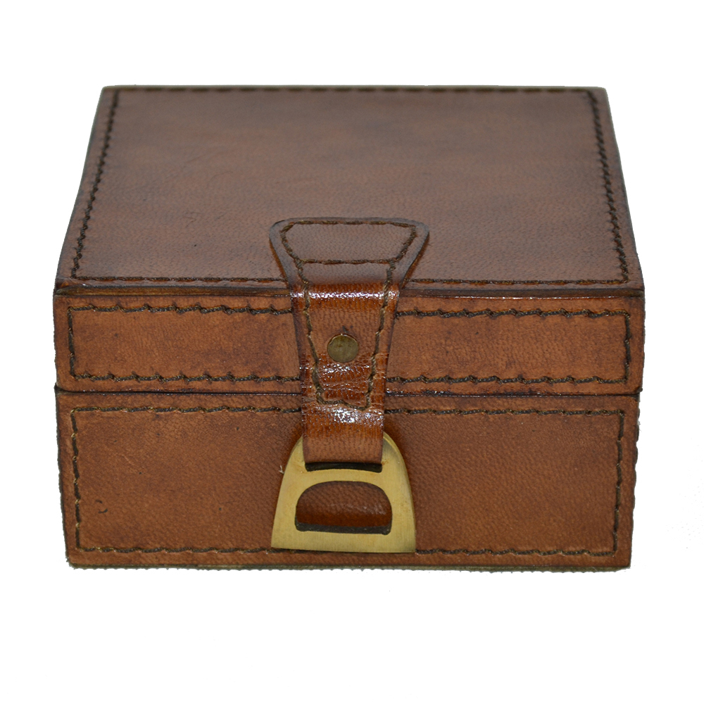 Buffalo Leather Pin Holder with Stirrup