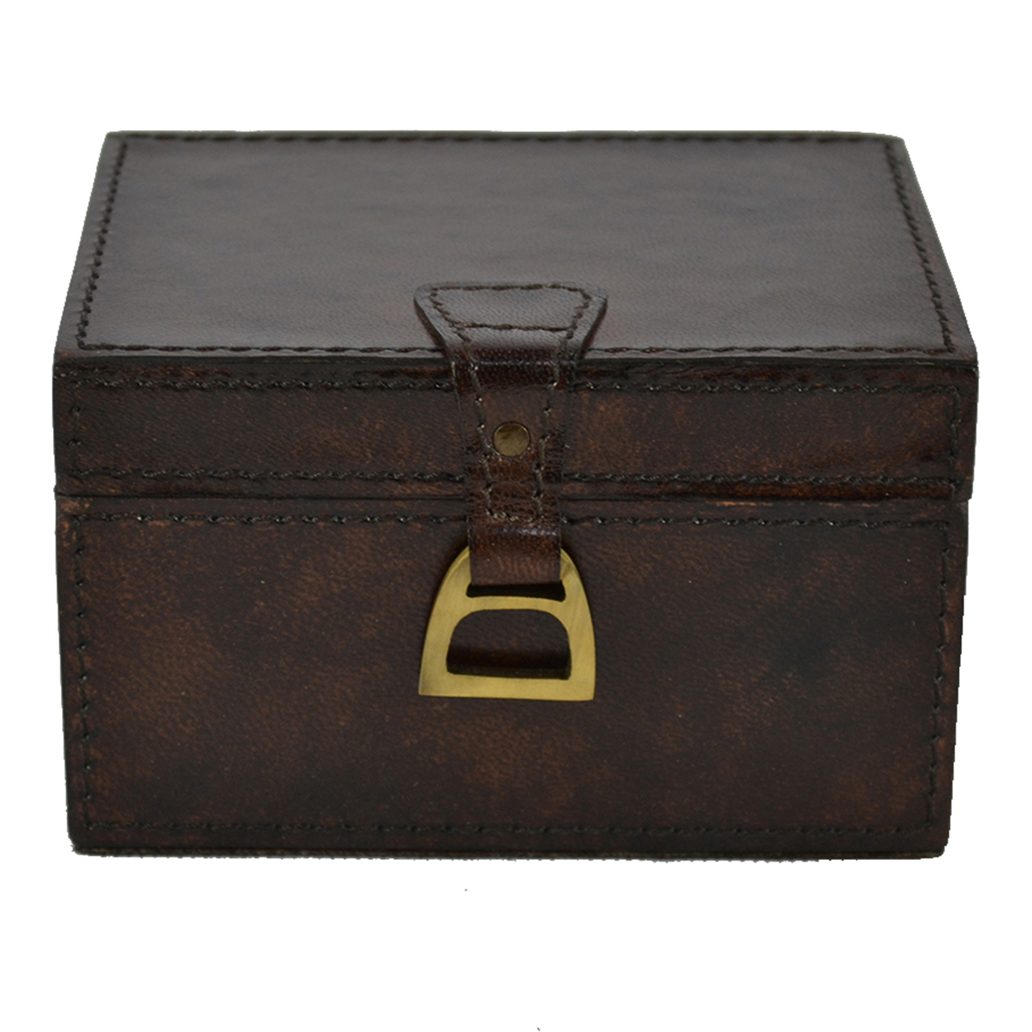Buffalo Leather Pin Holder with Stirrup