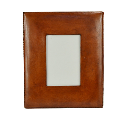 4 x 6" Buffalo Leather Photo Frame