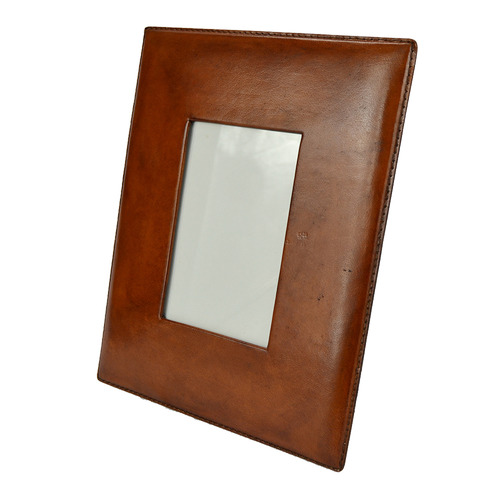 4 x 6" Buffalo Leather Photo Frame