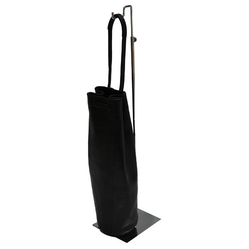 Black Cow Leather Wine Holder