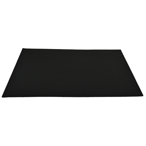 Kundra Black Buffalo Leather Placemat Temple & ster