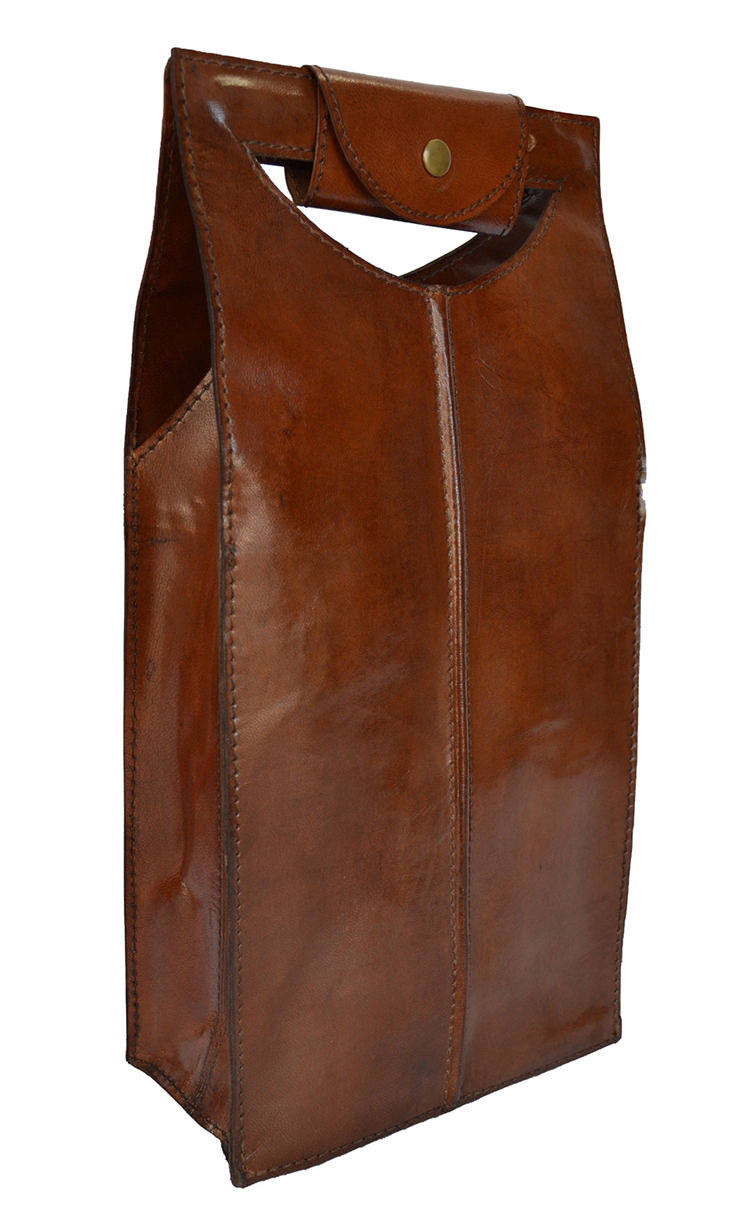 Leather-Double-Wine-Holder-306D
