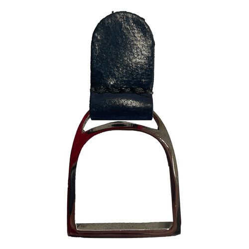 Blue Leather Napkin Ring