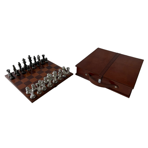 Decor Metal Chess Board Game Set