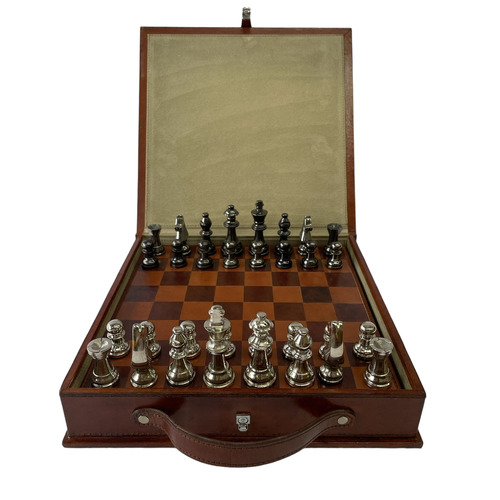 Decor Metal Chess Board Game Set