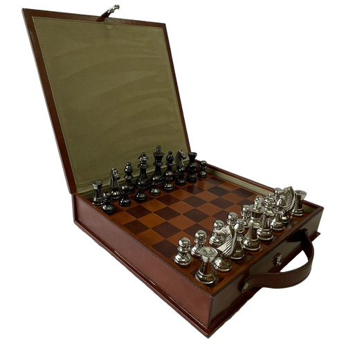 Decor Metal Chess Board Game Set