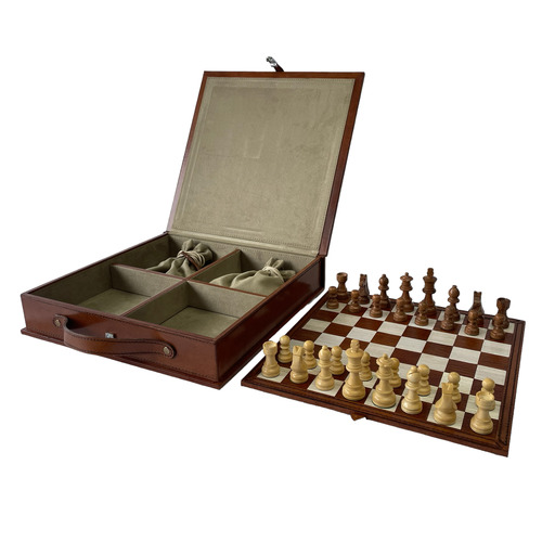 Decor Wooden Chess Board Game Set