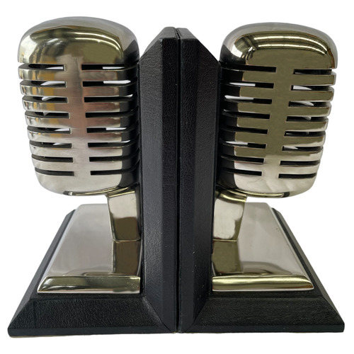 Equestrian Retro Mic Bookends