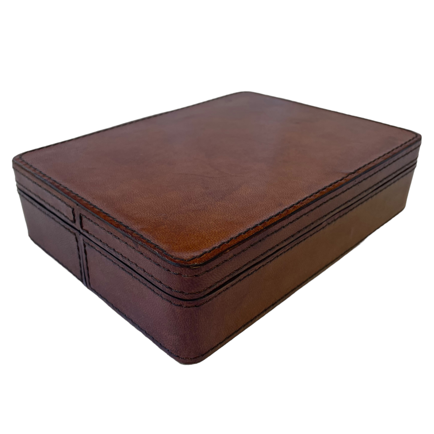 Tan Bar 5 Slot Cigar Box