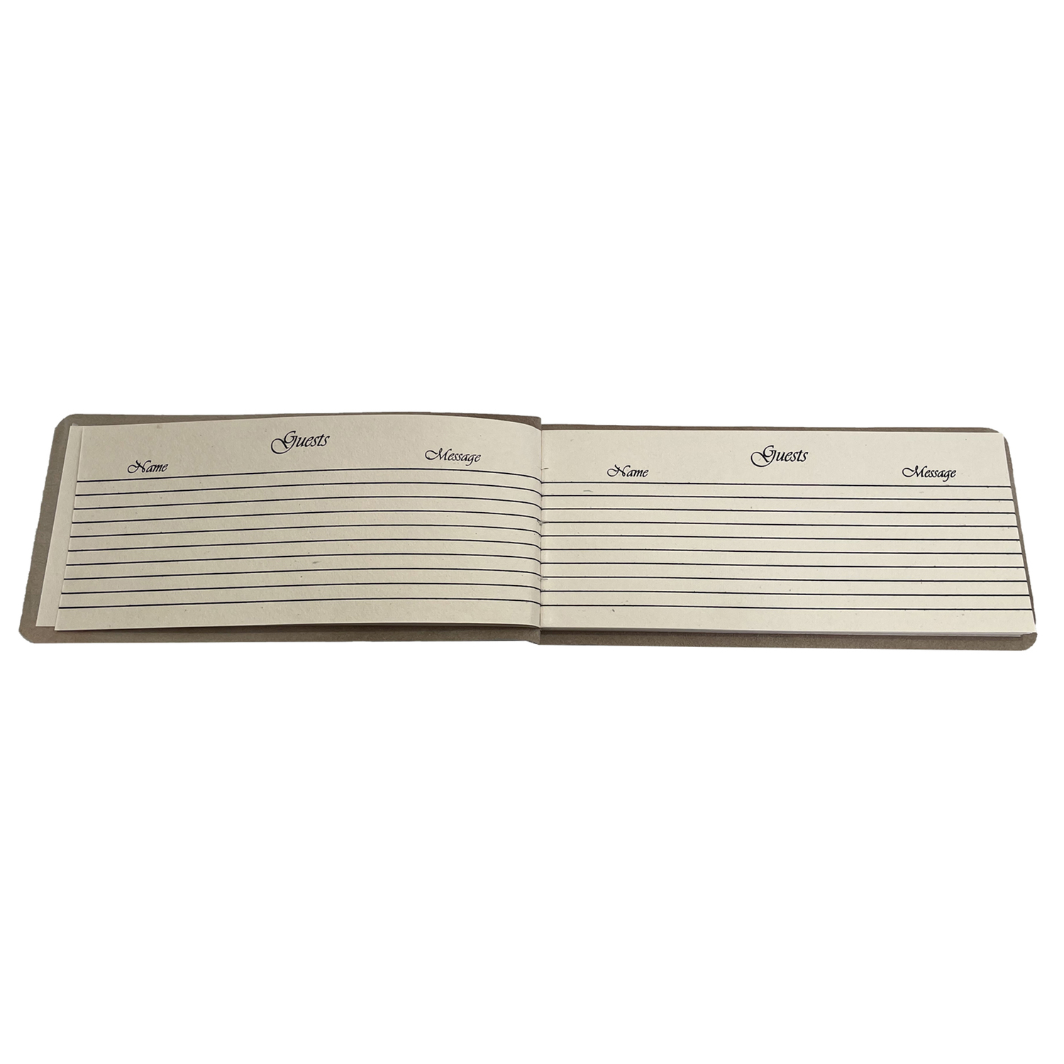 Stationary Leather Guest Book