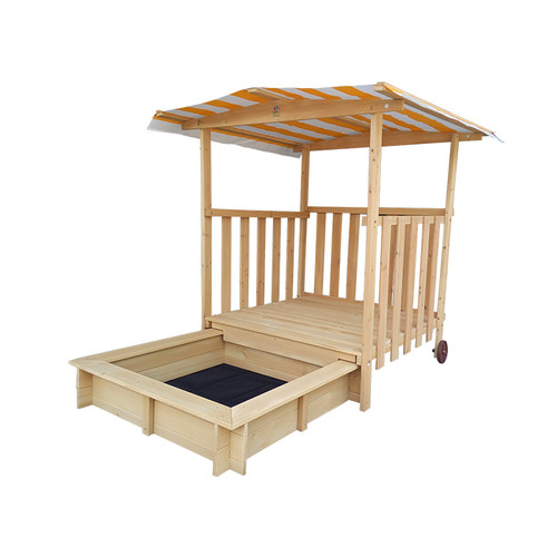Outdoor Kids SA34 Jack sandpit with Canopy on Wheels & Reviews Temple