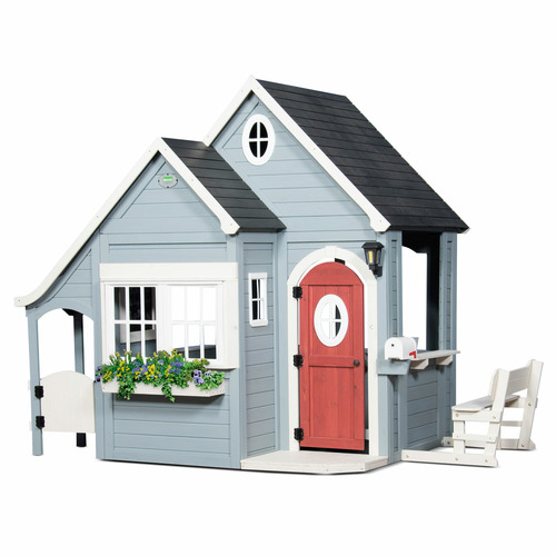 Step 2 Wooden Ring Cottage Cubby House Temple Webster