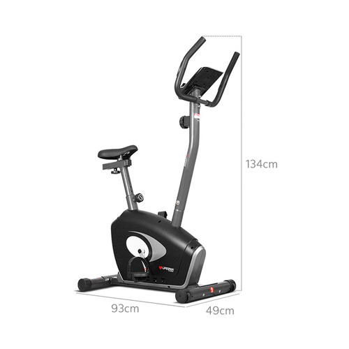 Red Star Fitness Black Steel Olympus Exercise Bike Temple Webster