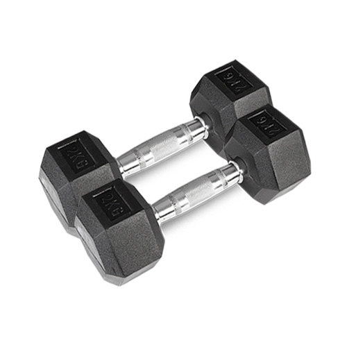 6 Piece Cortex 1kg to 3kg Hex Dumbbell Set