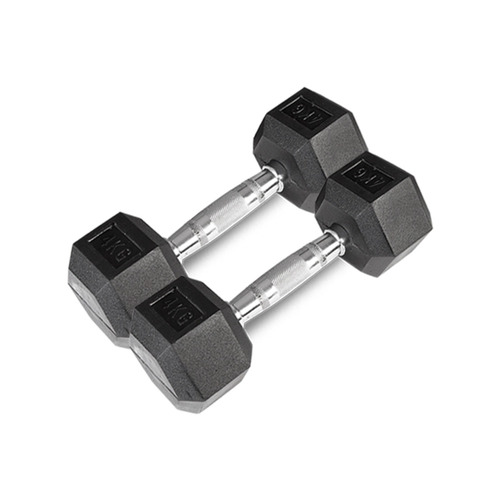 8 Piece Cortex 56kg Hex Fixed Dumbbell Set