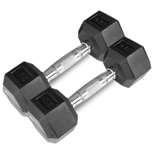 8 Piece Cortex 56kg Hex Fixed Dumbbell Set