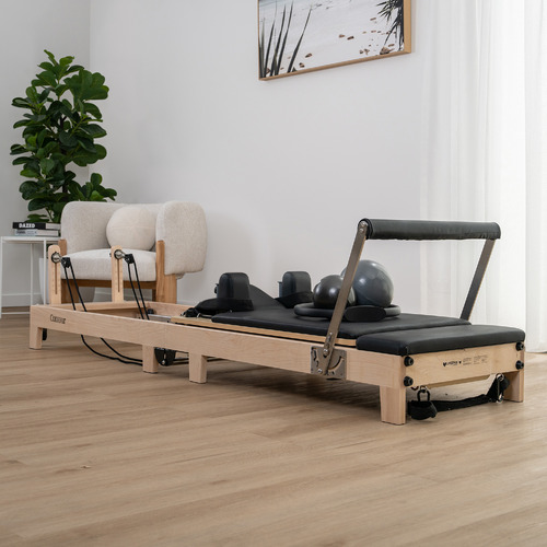Stellar-Maple-Wood-Pilates-Reformer-Bed