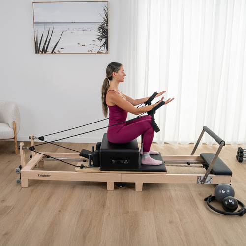 Stellar-Maple-Wood-Pilates-Reformer-Bed