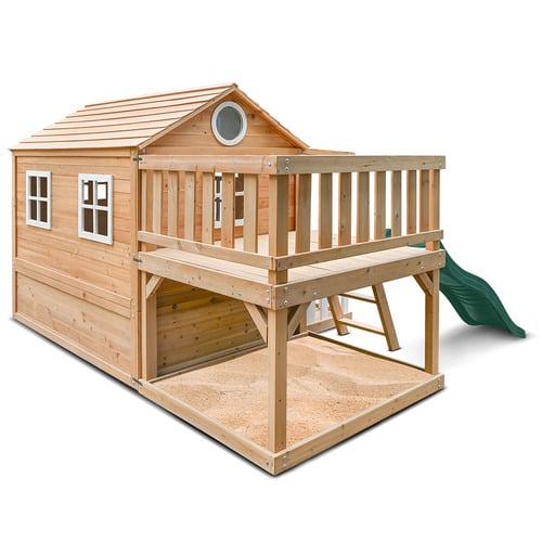 Highclere Cubby House with Slide