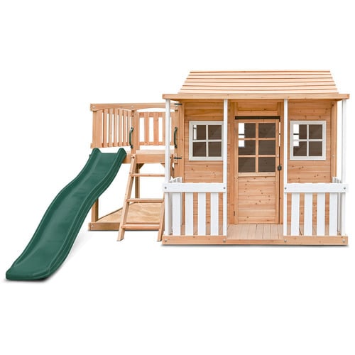 Highclere Cubby House with Slide
