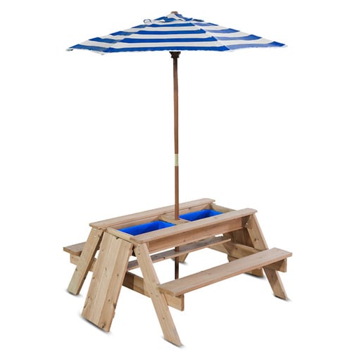 Arnold Outdoor Table with Umbrella