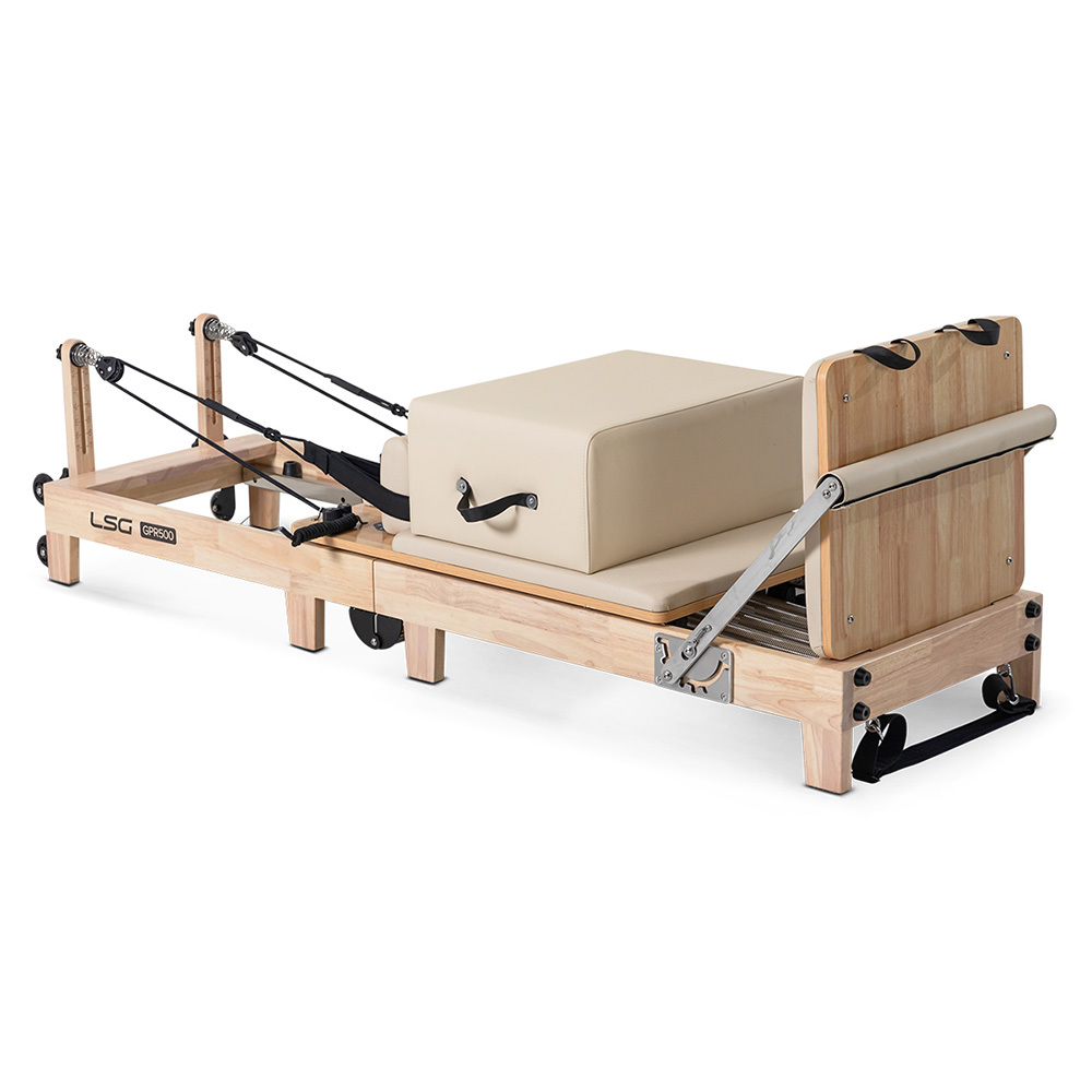 Odin Oak Wood Pilates Reformer Machine