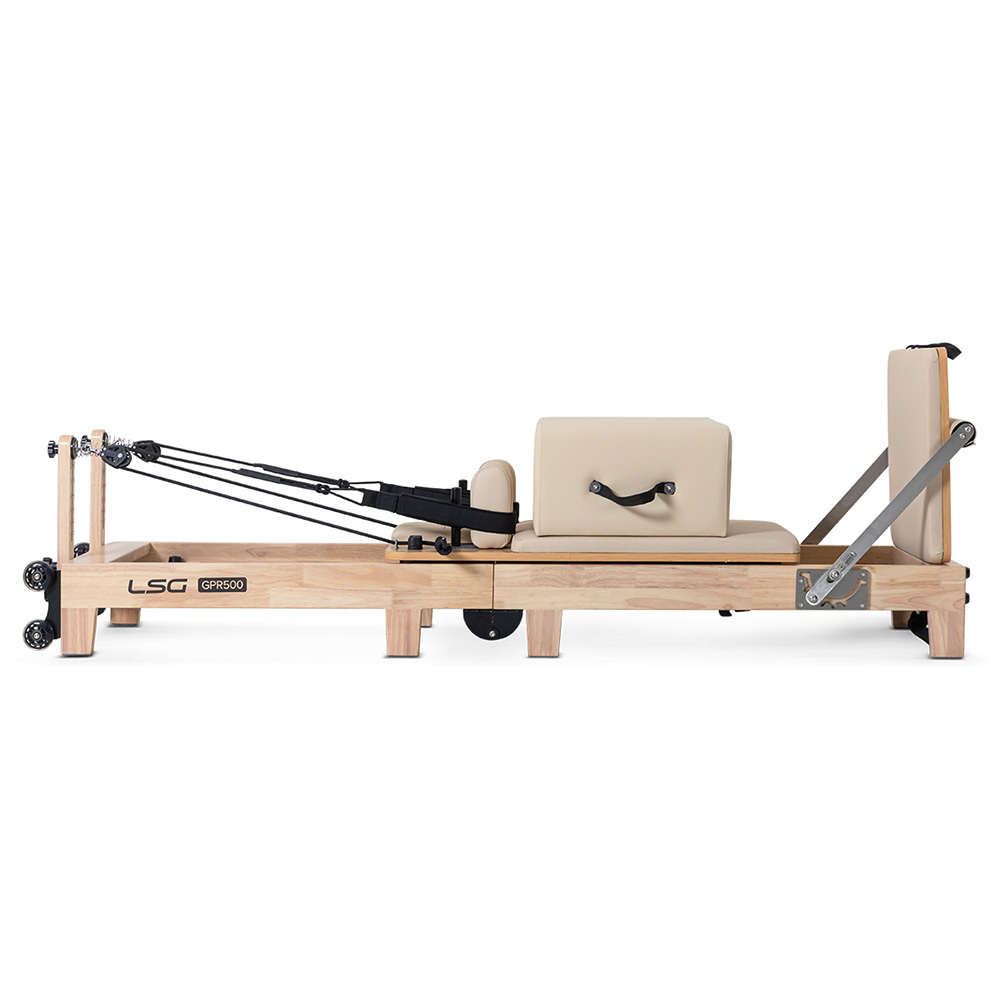 Odin Oak Wood Pilates Reformer Machine