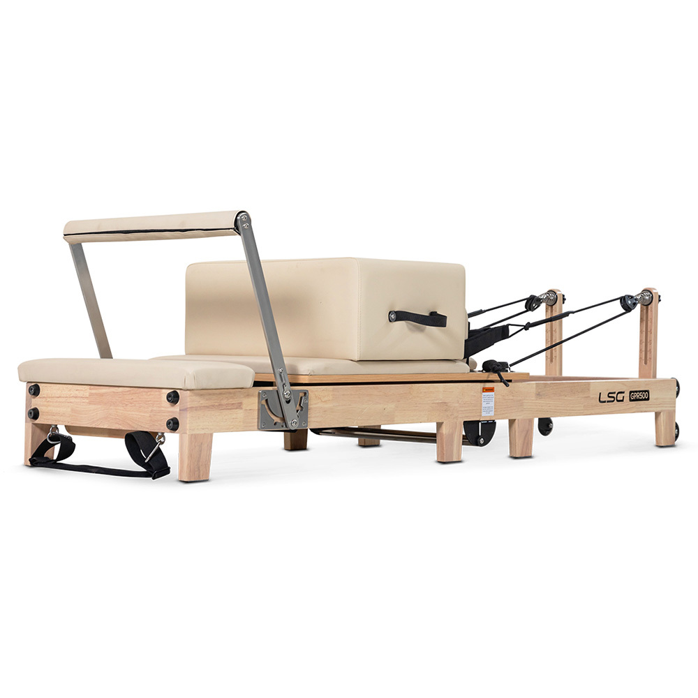 Odin Oak Wood Pilates Reformer Machine