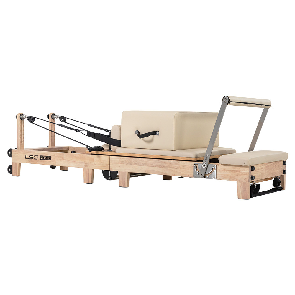 Odin Oak Wood Pilates Reformer Machine