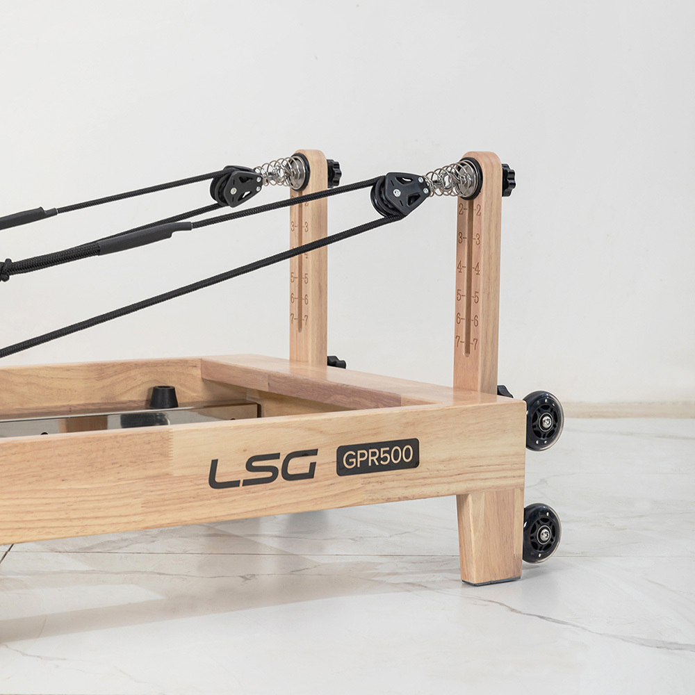 Odin Oak Wood Pilates Reformer Machine