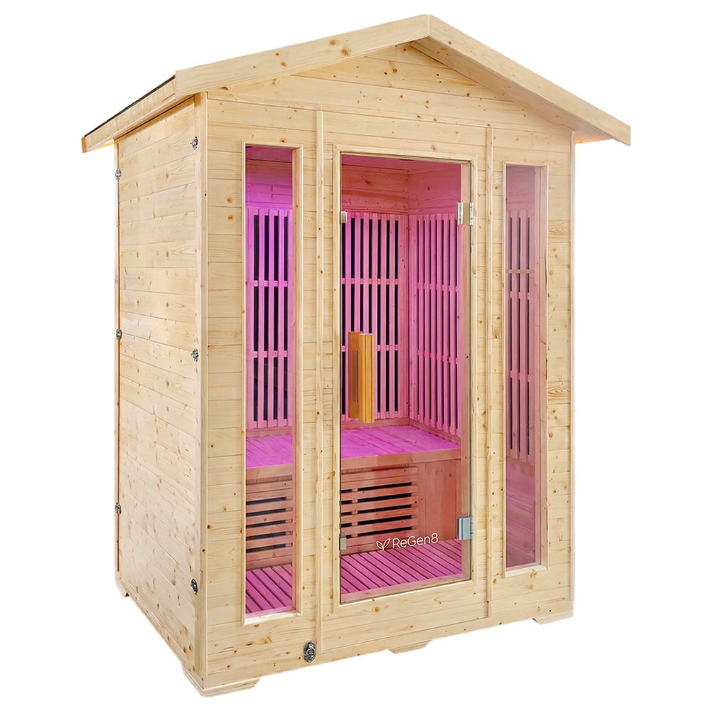220cm Hestia Spruce Wood Infrared Sauna