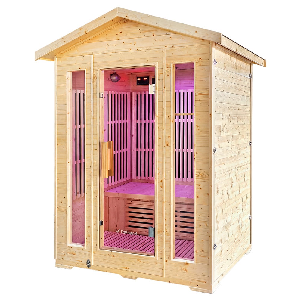 220cm Hestia Spruce Wood Infrared Sauna