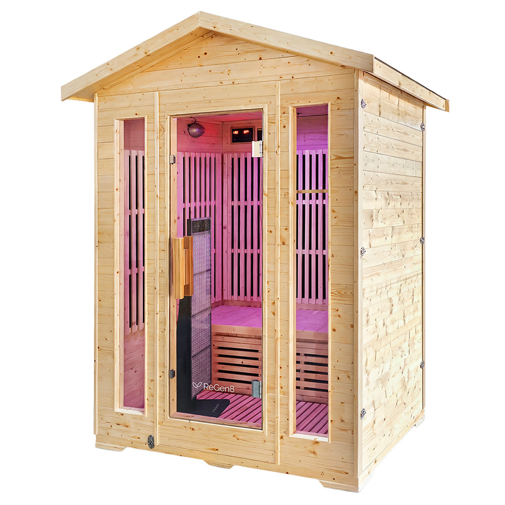 220cm Hestia Spruce Wood Infrared Sauna