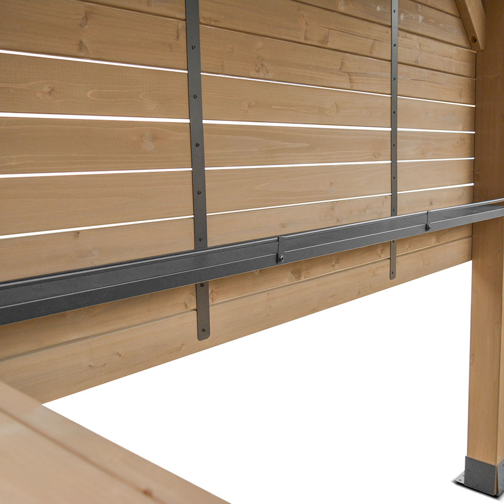 2.7m Igor Cedar Wood Gazebo Bar