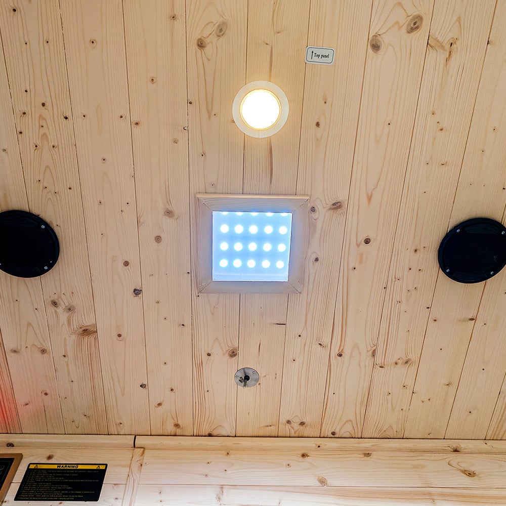 220cm Hestia Spruce Wood Infrared Sauna