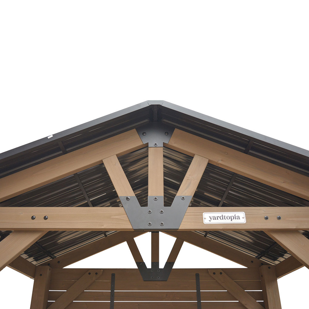 2.7m Igor Cedar Wood Gazebo Bar