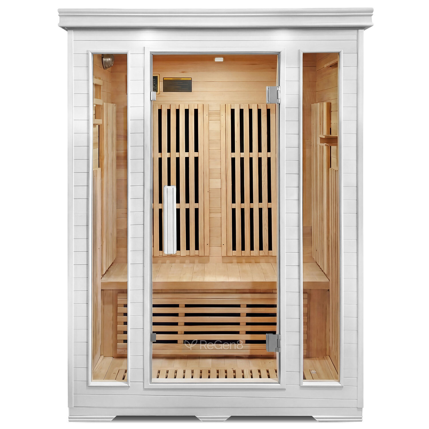 190cm Hestia Hemlock Wood Infrared Sauna