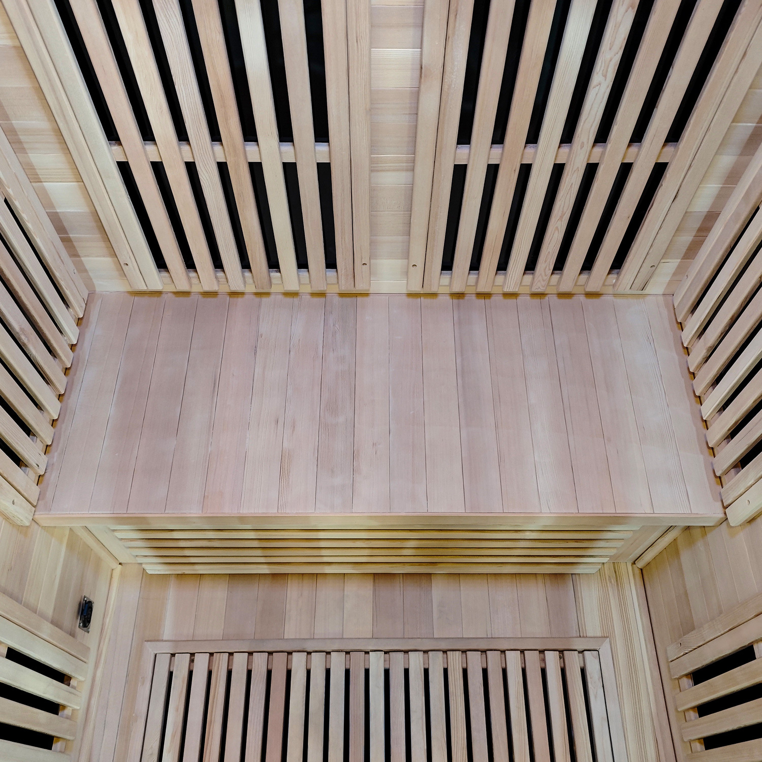 190cm Hestia Hemlock Wood Infrared Sauna