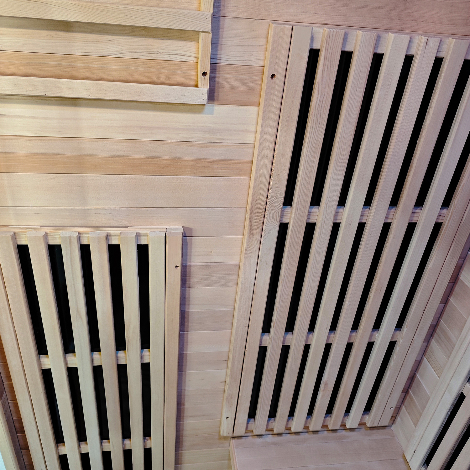 190cm Hestia Hemlock Wood Infrared Sauna