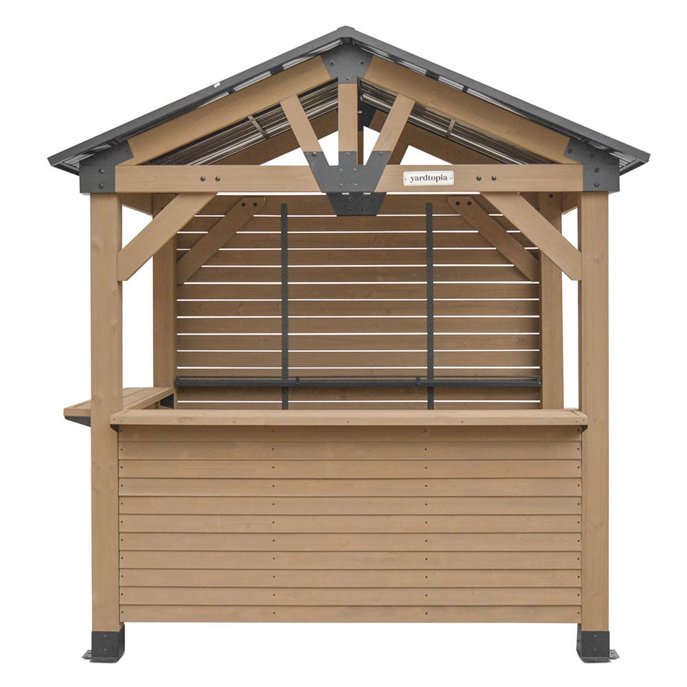 2.7m Ero Cedar Wood Gazebo Bar