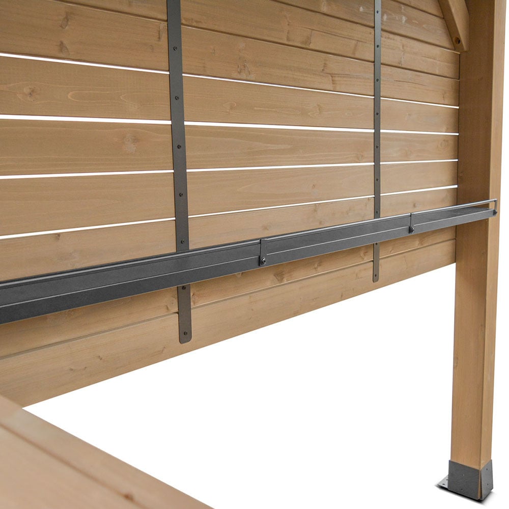 2.7m Ero Cedar Wood Gazebo Bar