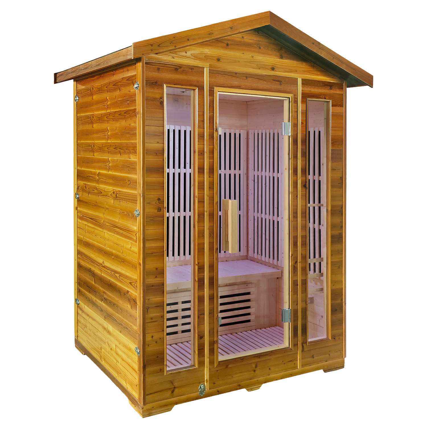 220cm Hestia Spruce Wood Infrared Sauna