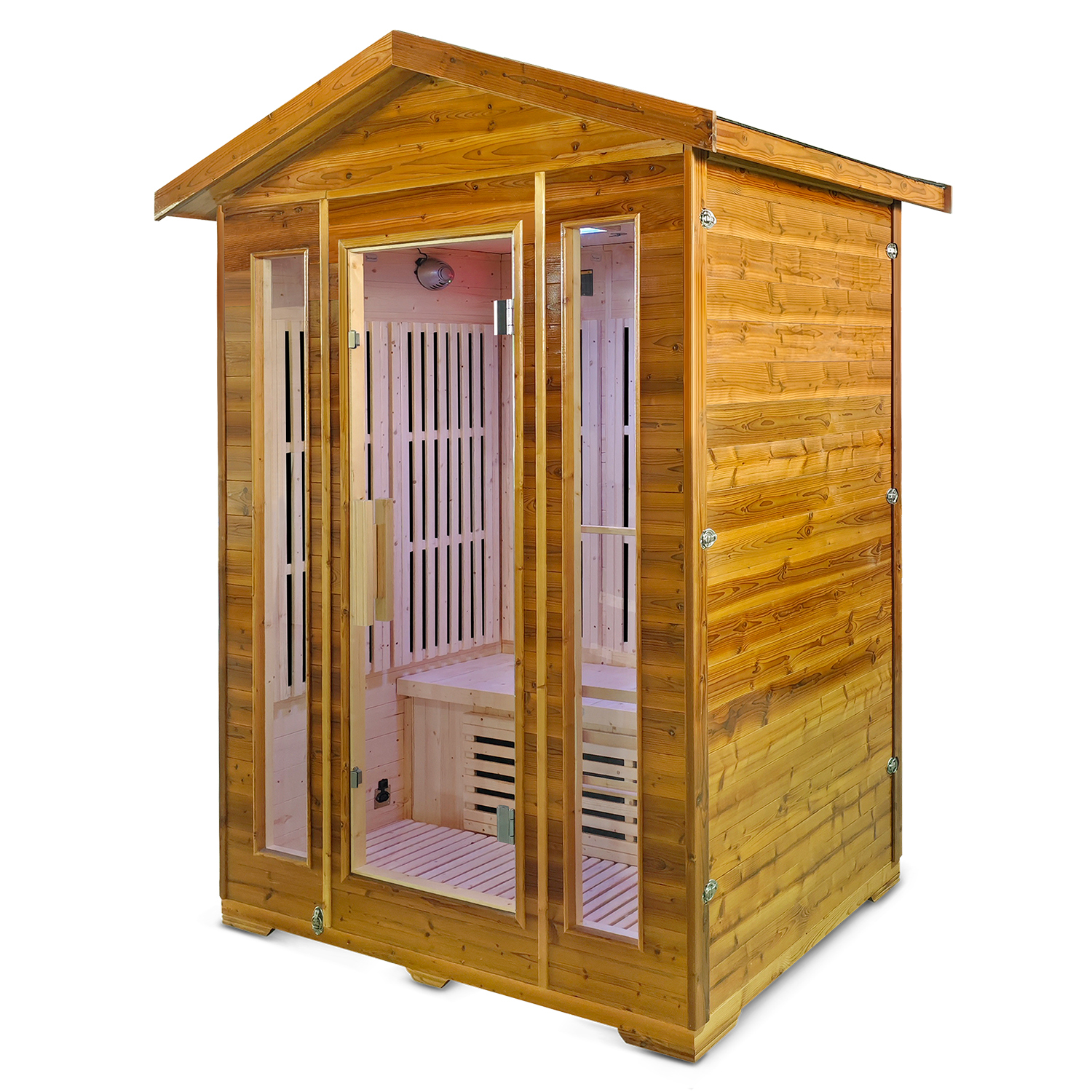 220cm Hestia Spruce Wood Infrared Sauna