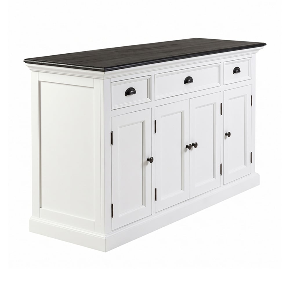 Halifax Contrast 3 Drawer 4 Door Sideboard