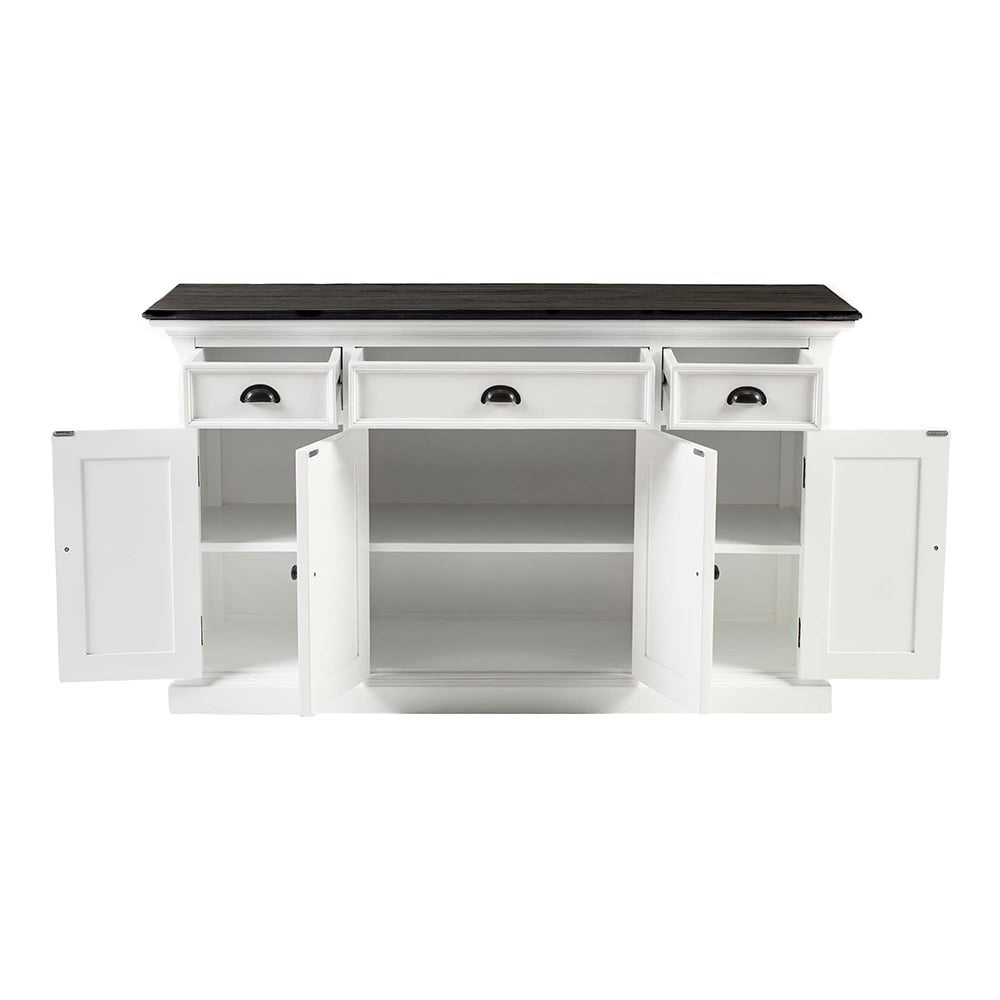 Halifax Contrast 3 Drawer 4 Door Sideboard