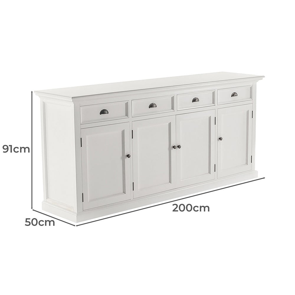 Halifax 4 Drawer 4 Door Sideboard
