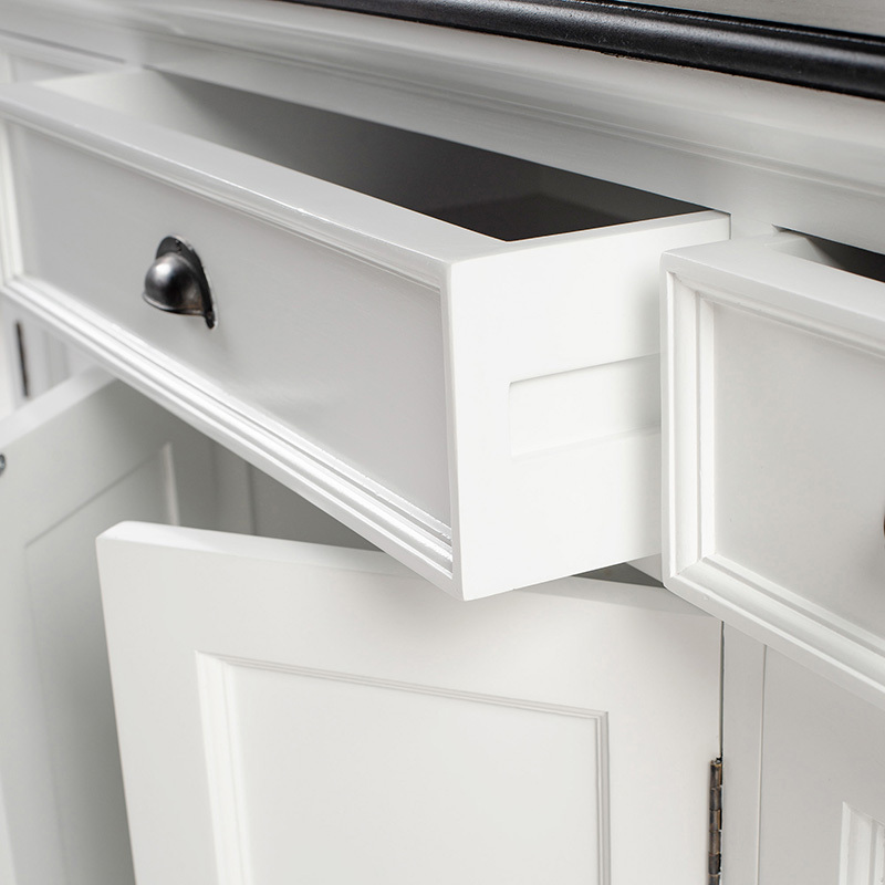 Halifax Contrast 3 Drawer 4 Door Sideboard